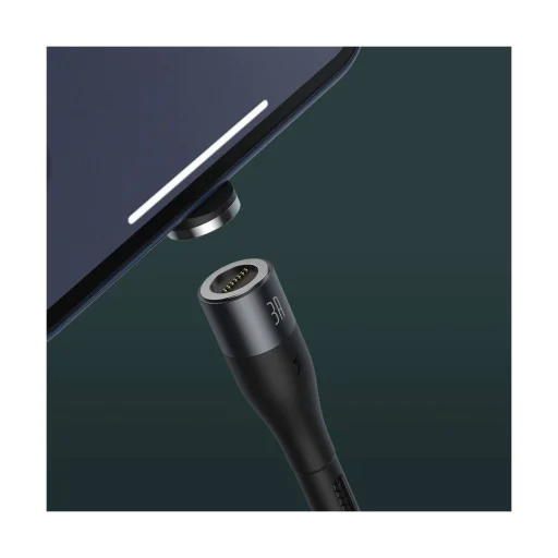 Baseus Zinc mágneses USB - Lightning adatkábel 2.4A 1m fekete/szürke (CALXC-KG1) - 6