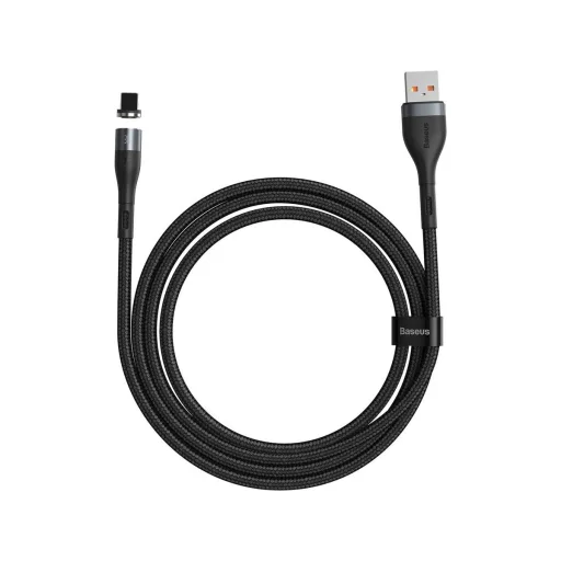 Baseus Zinc mágneses USB - Lightning adatkábel 2.4A 1m fekete/szürke (CALXC-KG1) - 11
