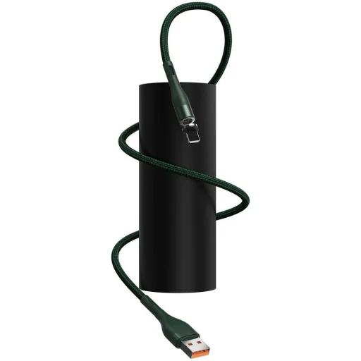 Baseus Zinc mágneses USB - Lightning kábel 2.4A 1m zöld (CALXC-K06) - 2