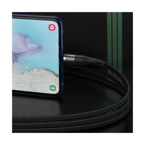 Baseus Zinc mágneses kábel USB/Micro USB 2.1A 1m fekete/szürke (CAMXC-KG1) - 7