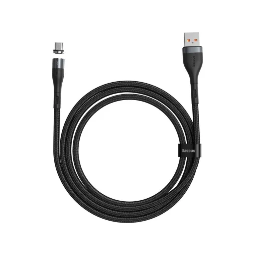 Baseus Zinc mágneses kábel USB/Micro USB 2.1A 1m fekete/szürke (CAMXC-KG1) - 9