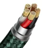 Baseus Zinc mágneses kábel USB/ USB Type-C AFC 5A 1m zöld (CATXC-NG1) thumbnail