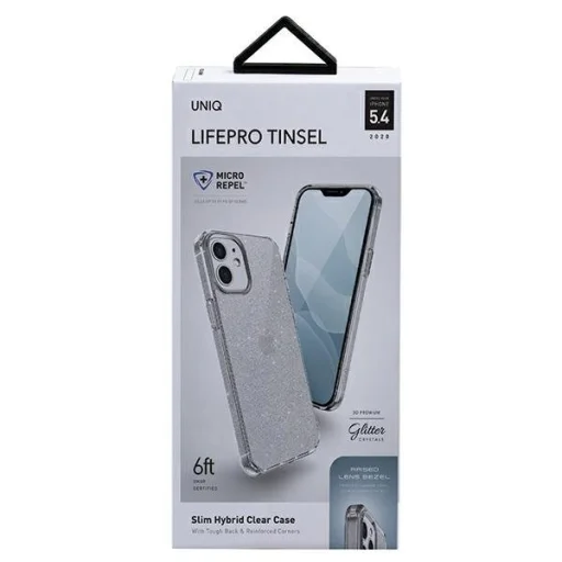 iPhone 12 mini UNIQ LifePro Tinsel tok átlátszó - 4