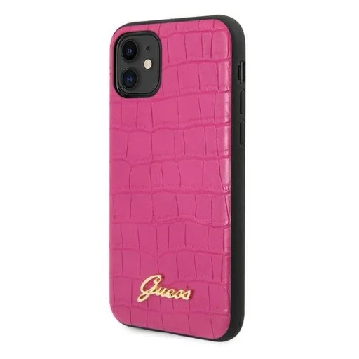 Guess GUHCN61PCUMLCRPI Croco iPhone 11 tok pink - 2
