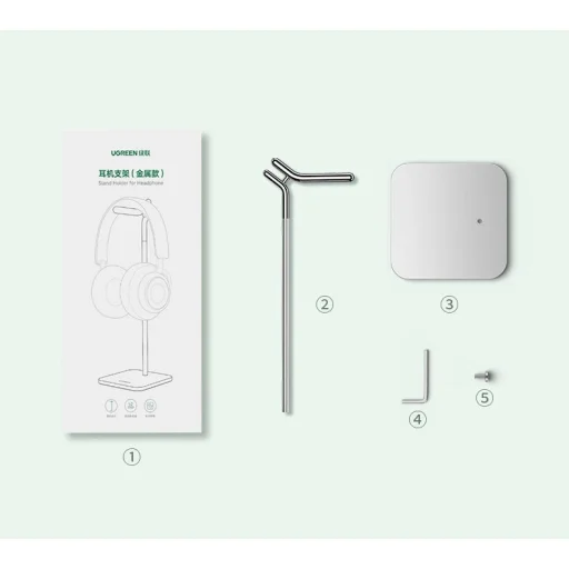 Ugreen Univerzális fejhallgató állvány ezüst (LP143 80701) - 12