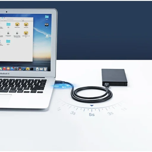 Ugreen USB 2.0 - USB 2.0 kábel 1m fekete (US128 10309) - 5