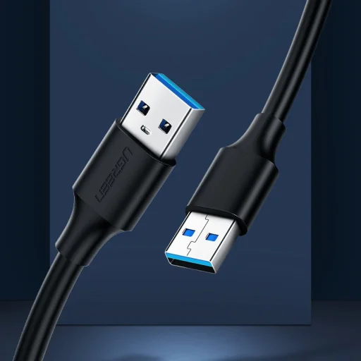 Ugreen USB 2.0 - USB 2.0 kábel 1m fekete (US128 10309) - 2