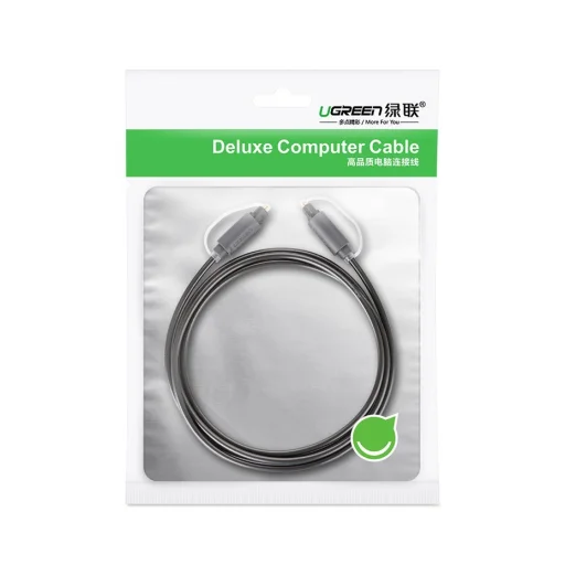 Ugreen Toslink SPDIF optikai audio kábel 2m szürke (70892) - 12