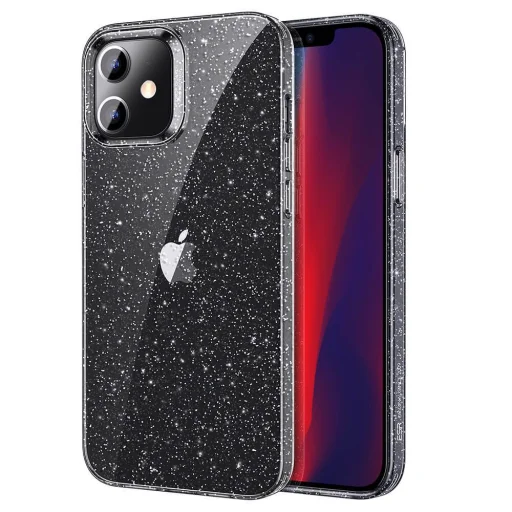 iPhone 12 mini ESR Shimmer flitteres tok átlátszó - 1