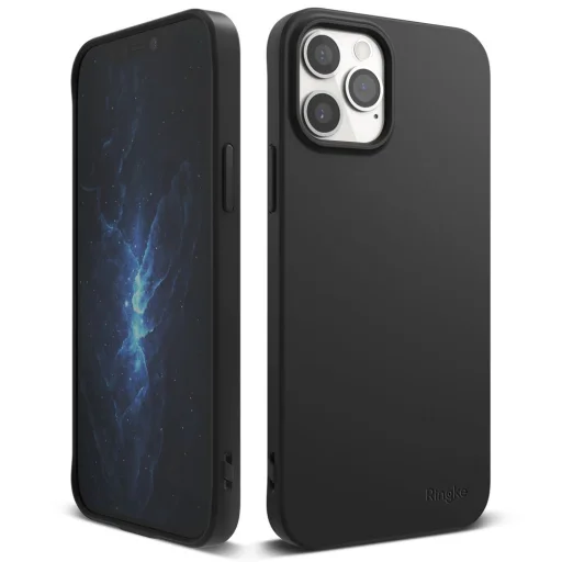 iPhone 12/ 12 Pro Ringke Air S Ultravékony TPU gél tok fekete (ADAP0028) - 3