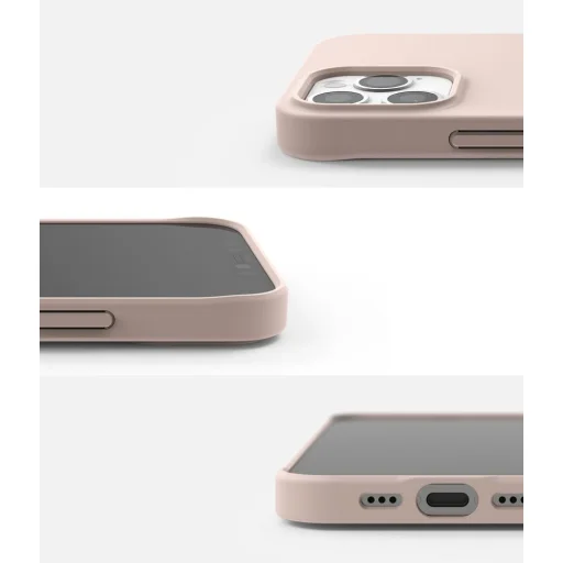 iPhone 12/ 12 Pro Ringke Air S Ultravékony TPU gél tok pink sand (ADAP0029) - 9