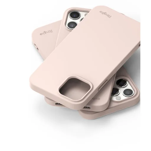 iPhone 12/ 12 Pro Ringke Air S Ultravékony TPU gél tok pink sand (ADAP0029) - 5