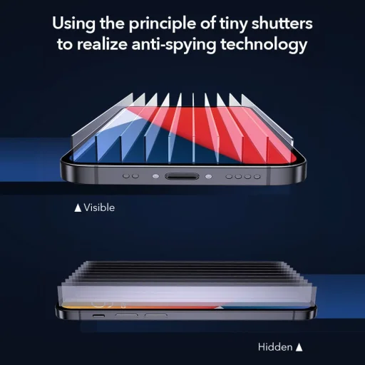 ESR Screen Shield 9H kijelzővédő üvegfólia 2 db iPhone 12 mini - 4