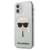 iPhone 12 mini Karl Lagerfeld KLHCP12SKTR Karl Head tok átlátszó thumbnail