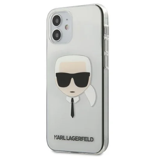 iPhone 12 mini Karl Lagerfeld KLHCP12SKTR Karl Head tok átlátszó - 2