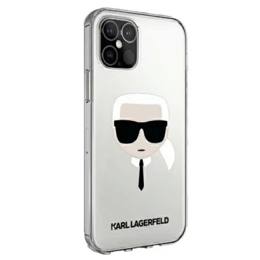 iPhone 12 mini Karl Lagerfeld KLHCP12SKTR Karl Head tok átlátszó - 1