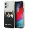 iPhone 12 mini fekete Karl Lagerfeld KLHCP12STRDFKBK Ikonik Karl Gradient tok thumbnail