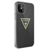 iPhone 12 mini Guess GUHCP12SPCUMPTBK Metallic Triangle tok fekete