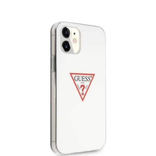 iPhone 12 mini  Guess GUHCP12SPCUCTLWH Triangle tok fehér - 3