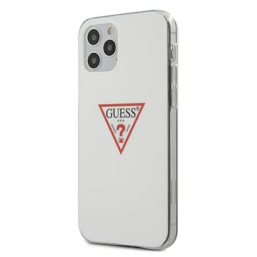 iPhone 12 Pro MAX Guess GUHCP12LPCUCTLWH Triangle tok fehér - 1