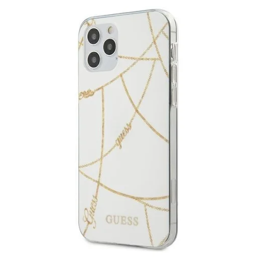 Guess Gold Chain GUHCP12LPCUCHWH tok iPhone 12 Pro MAX fehér - 1