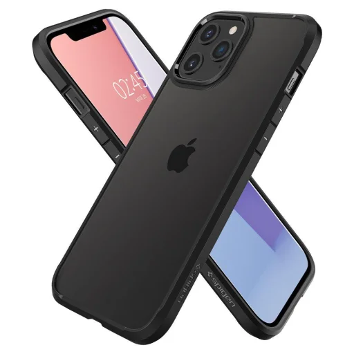 iPhone 12/ 12 Pro Spigen Ultra Hybrid tok Matt fekete (ACS01703) - 7