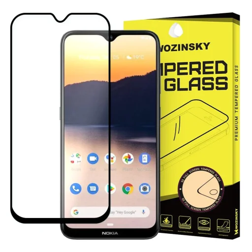 Wozinsky Full Glue 9H Super Tough kijelzővédő üvegfólia Nokia 2.3 fekete - 1