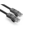 Ugreen Ethernet patchcord kábel RJ45 Cat 6 UTP 1000Mbps 5m fekete (NW101 50187) - 3