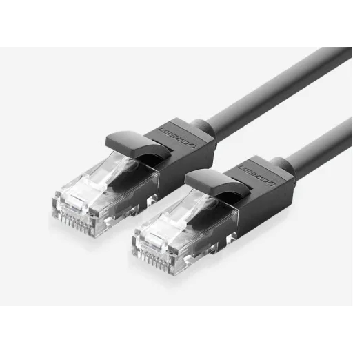 Ugreen Ethernet patchcord kábel RJ45 Cat 6 UTP 1000Mbps 3m fekete (NW101 50186) - 3