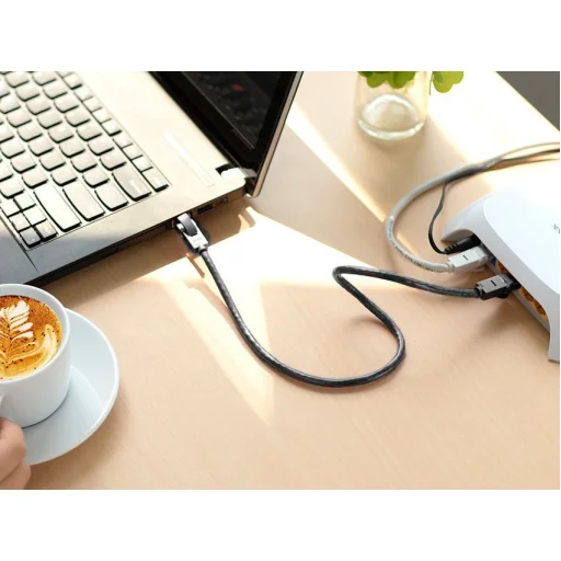 Ugreen Ethernet patchcord kábel RJ45 Cat 6 UTP 1000Mbps 3m fekete (NW101 50186) - 6