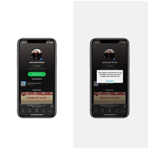 Ugreen MFI Lightning - 3.5mm jack audio adapter fehér (US212 30759) - 12