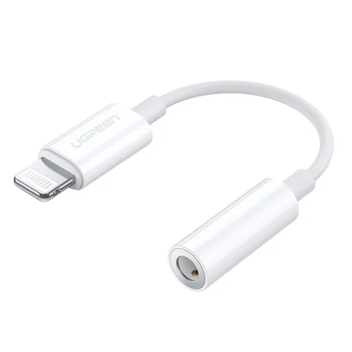 Ugreen MFI Lightning - 3.5mm jack audio adapter fehér (US212 30759) - 1