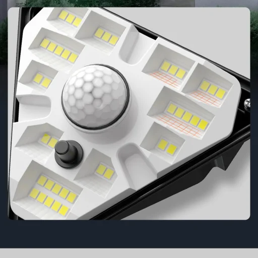 Baseus kültéri napelemes 4x LED lámpa mozgásérzékelővel fekete (DGNEN-B01) - 18