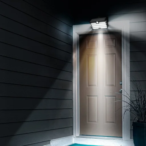 Baseus 2x kültéri napelemes LED lámpa mozgás érzékelővel fekete (DGNEN-D01) - 11