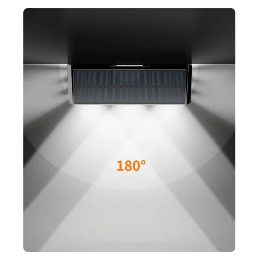 Baseus 2x kültéri napelemes LED lámpa mozgás érzékelővel fekete (DGNEN-D01) - 12
