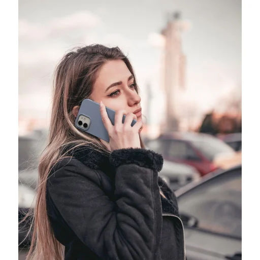 iPhone 12 mini Ringke Air S Ultravékony TPU gél tok kék (ADAP0027) - 4