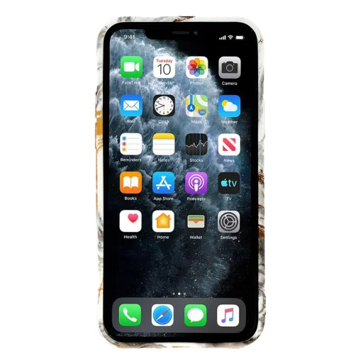 iPhone 12 mini Szilikon tok márvány mintával Design 2 - 2