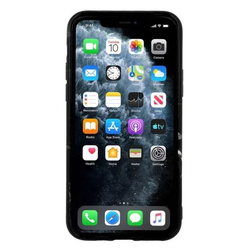 iPhone 12/12 Pro Szilikon tok márvány mintával Design 6 - 3
