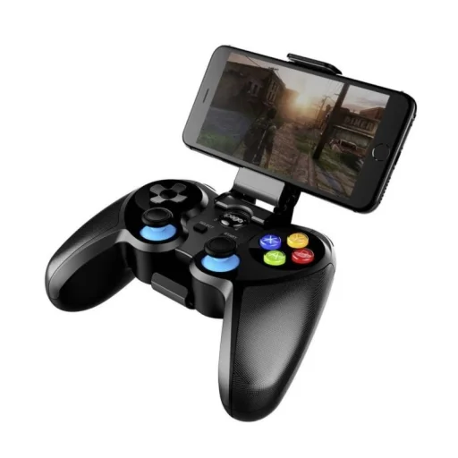 iPega 9157 Bluetooth Gamepad IOS/Android/PC/Android TV fekete - 1