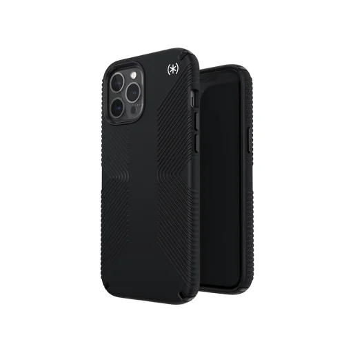 Speck Presidio2 Grip tok iPhone 12/ 12 Pro MICROBAN fekete (SPK180BLK) - 1