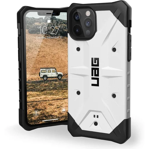 UAG Pathfinder fokozott védelmet biztosító tok iPhone 12/ 12 Pro fehér színben - 1