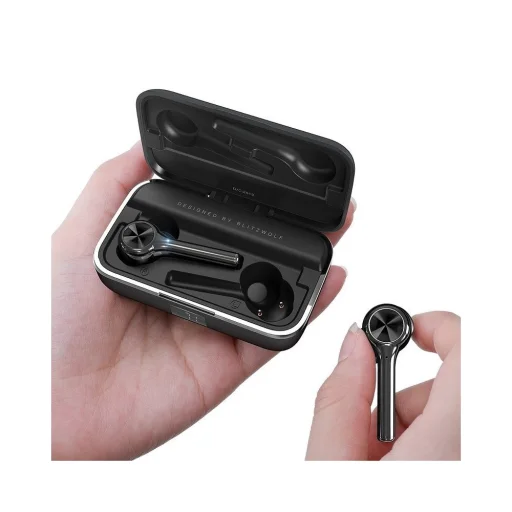 Blitzwolf BW-FYE6 TWS vezeték nélküli fülhallgató Bluetooth 5.0 fekete - 6