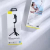 Baseus Uniaxial gimbal selfie bot és teleszkópos tripod állvány bluetooth kioldóval pink (SULH-04) thumbnail