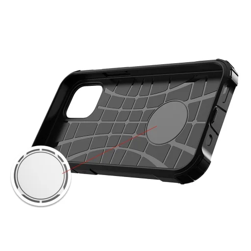 iPhone 12 Pro MAX Hybrid Armor tok fekete - 5