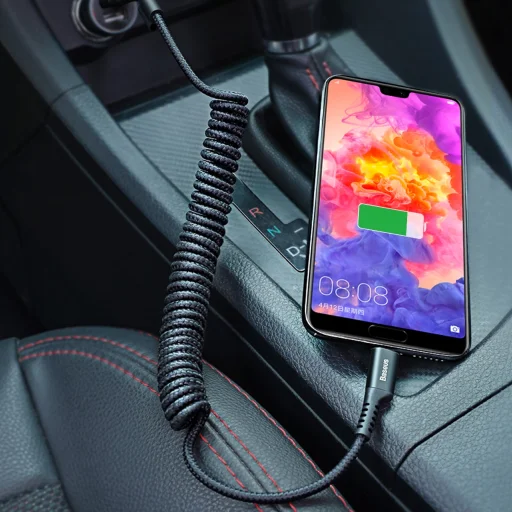 Baseus Fish Eye kábel USB-A / USB-C 2A 1m - fekete - 8