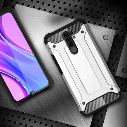 Hybrid Armor tok Xiaomi Redmi 9 fekete - 3