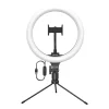 Baseus 10'' asztali LED körfény és tripod, ringlight 25cm fekete (CRZB10-A01)  thumbnail