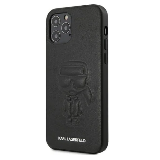 Karl Lagerfeld KLHCP12MPCUIKBK Ikonik Outline PU tok iPhone 12/ 12 Pro fekete - 2