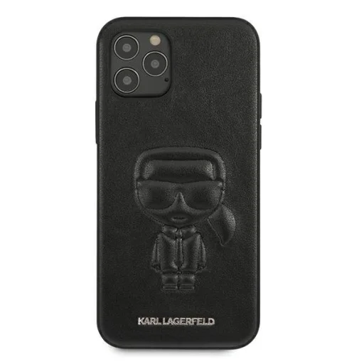 Karl Lagerfeld KLHCP12MPCUIKBK Ikonik Outline PU tok iPhone 12/ 12 Pro fekete - 3