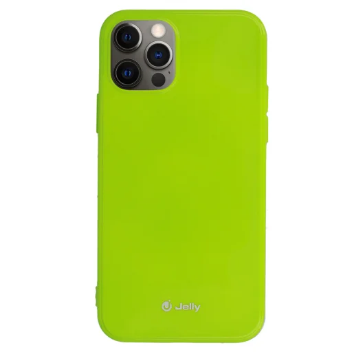 iPhone 12 Pro Max Jelly szilikon tok lime - 5